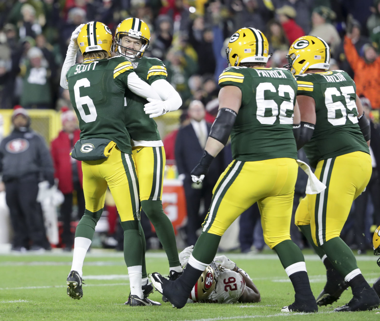 Packers 33, 49ers 30